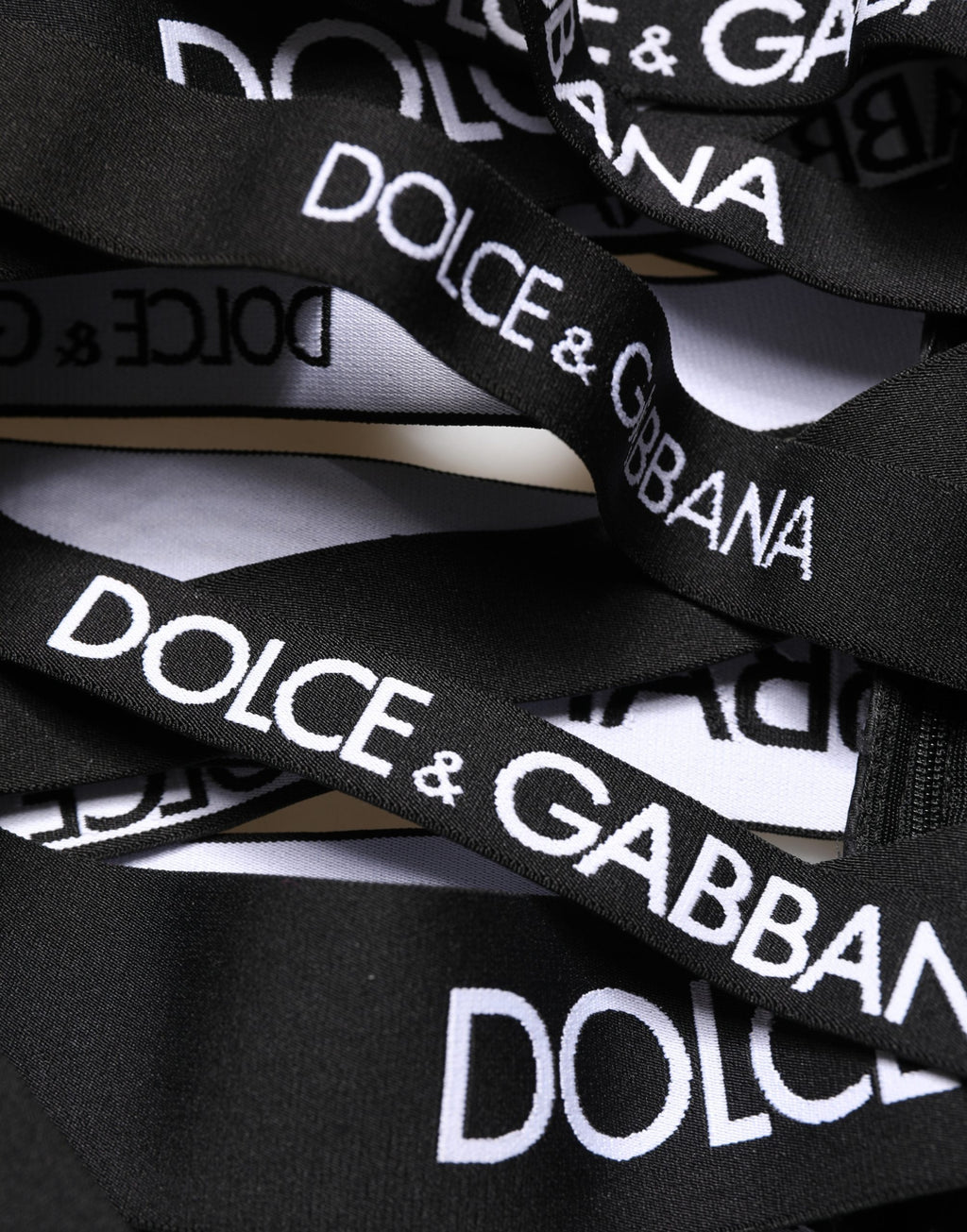 Black Logo Tape Cut Out Skinny High Waist Pants