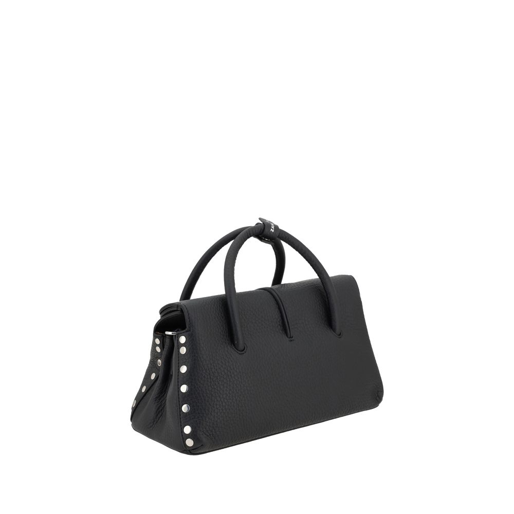 Black Calf Leather Bos Taurus Shoulder Bag