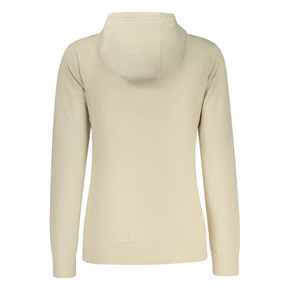 Beige Cotton Women's Sweatshirt