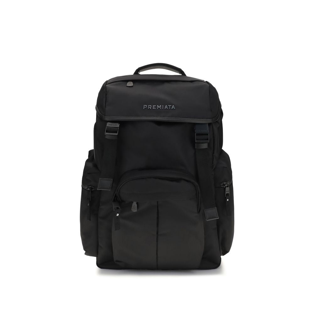 Black Nylon Backpack