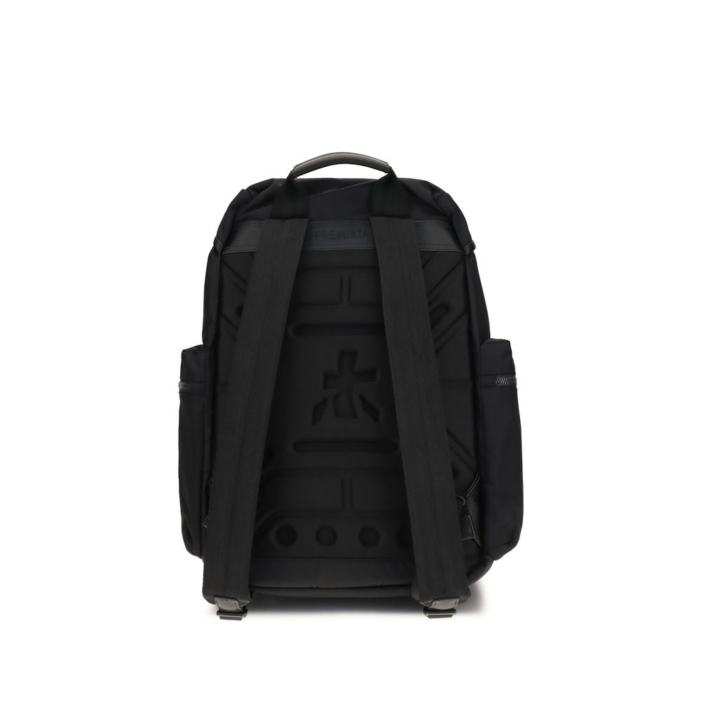 Black Nylon Backpack