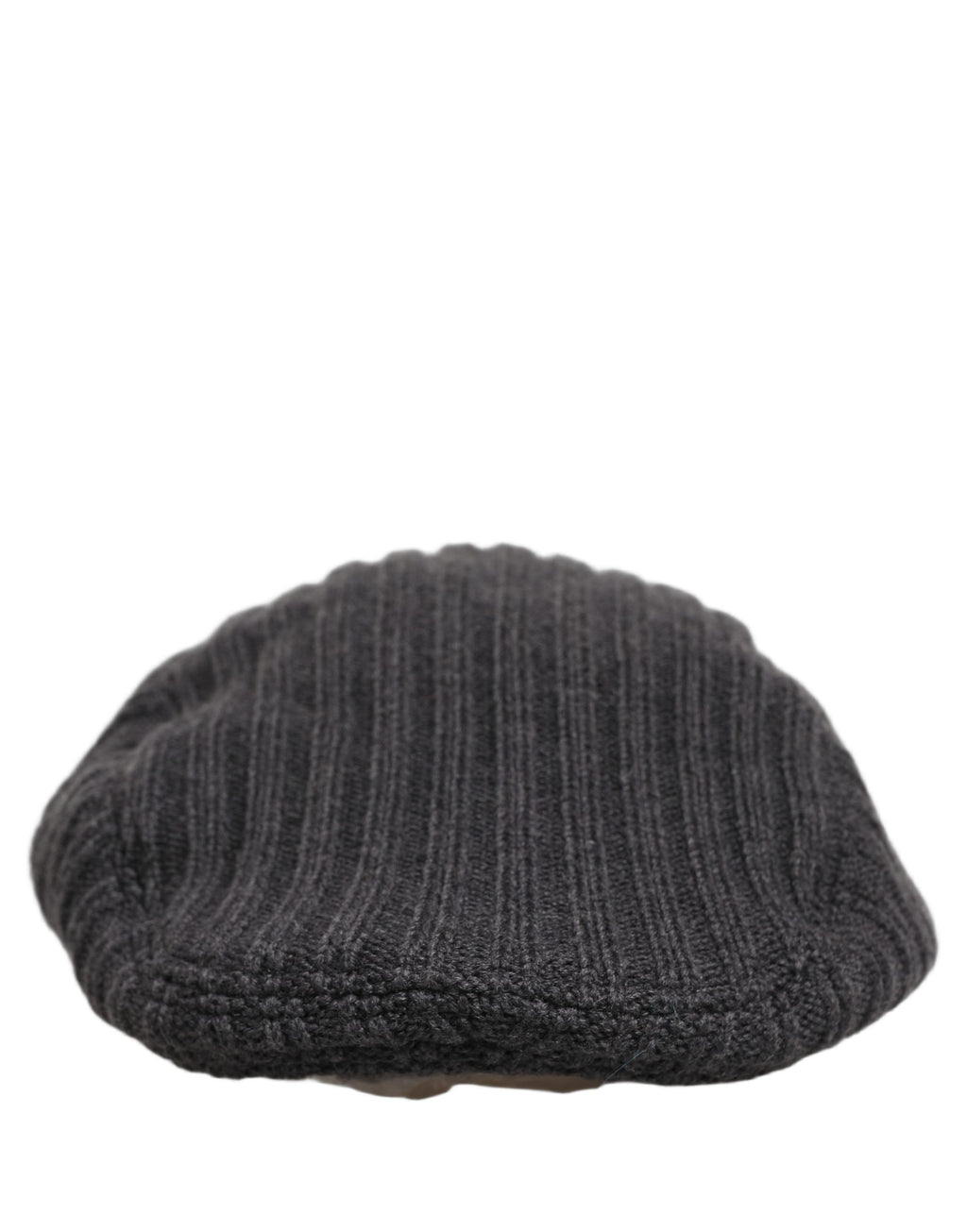 Men Dark Gray Wool Knitted Newsboy Capello Hat