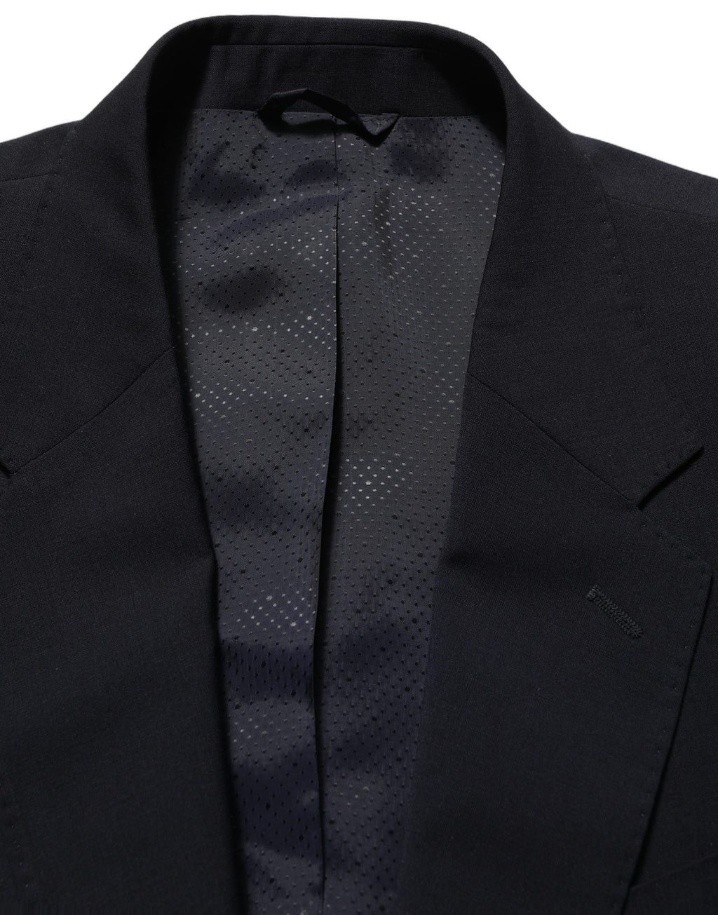 Black Wool Single Breasted Men Blazer Jacket