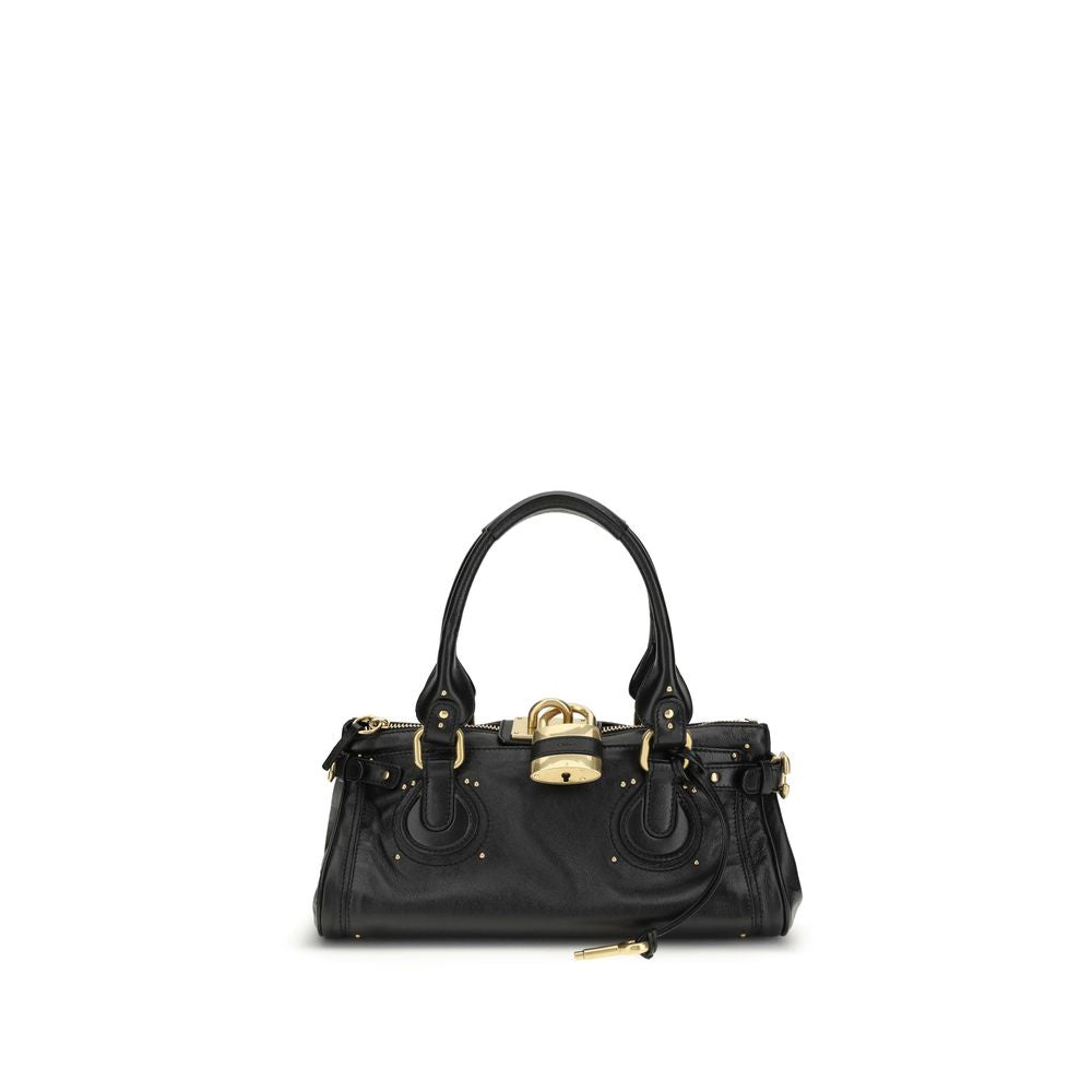 Black Buffalo Leather Shoulder Bag