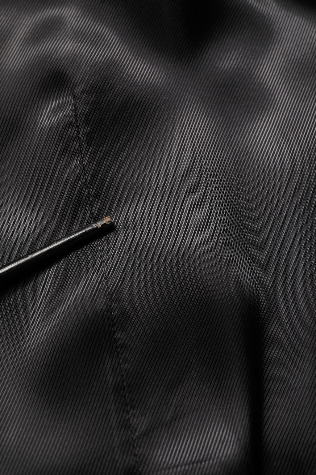 Black Wool Single Breasted Waistcoat Vest