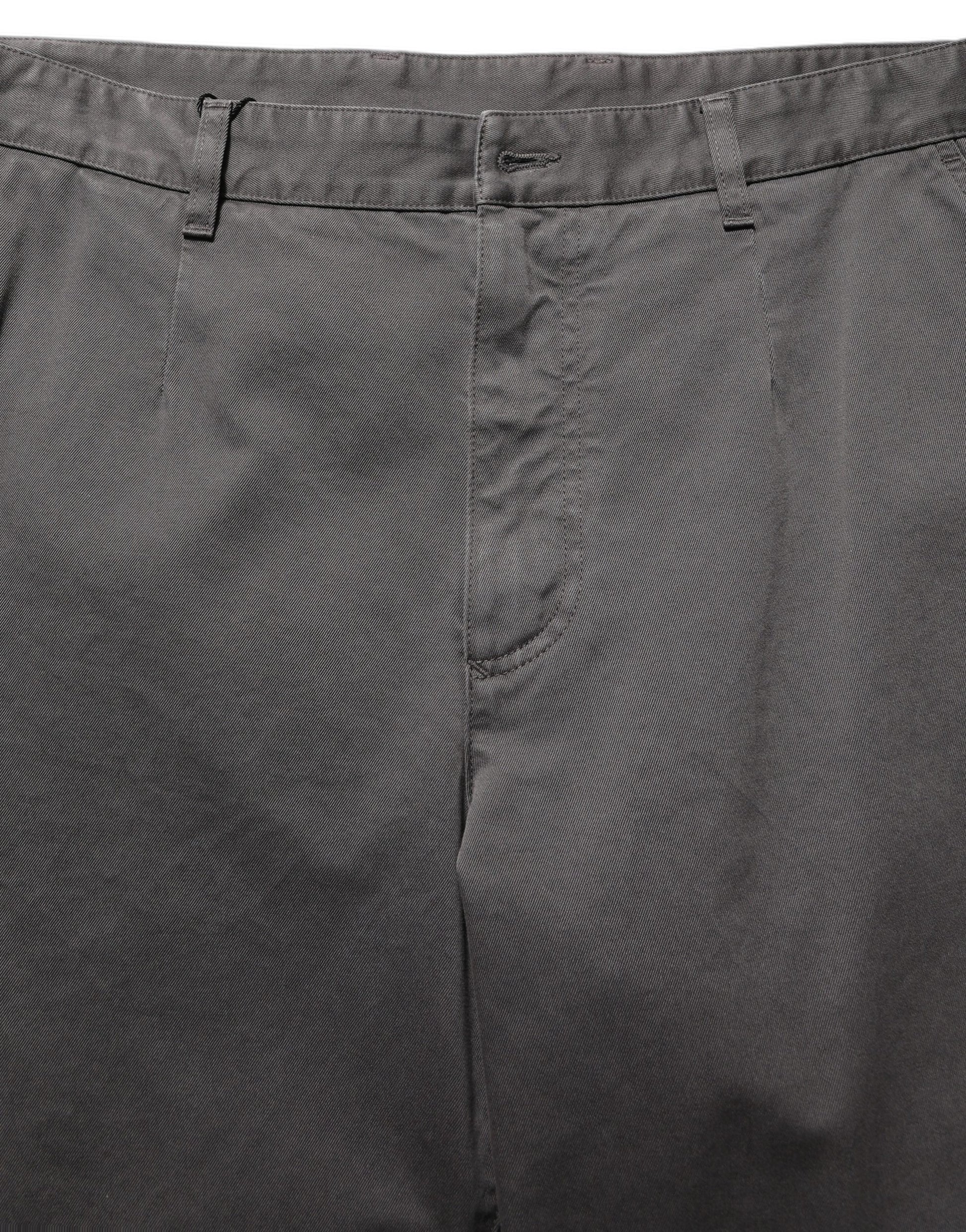 Dark Gray MidWaist Straight Men Trouser Pants