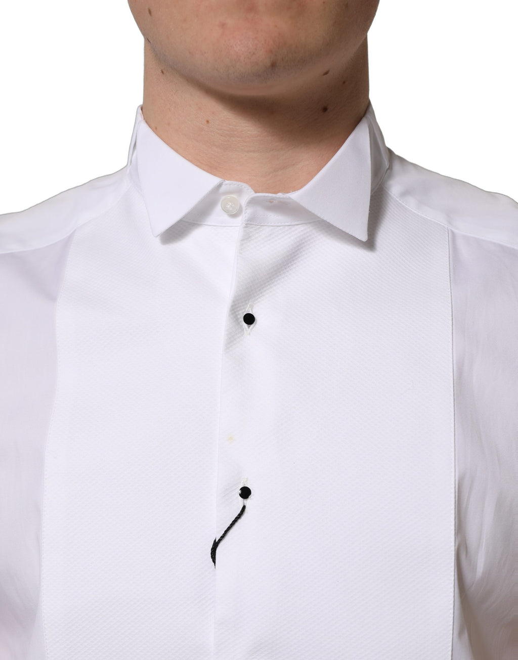 White Cotton MARTINI Sleeveless Men Dress Shirt