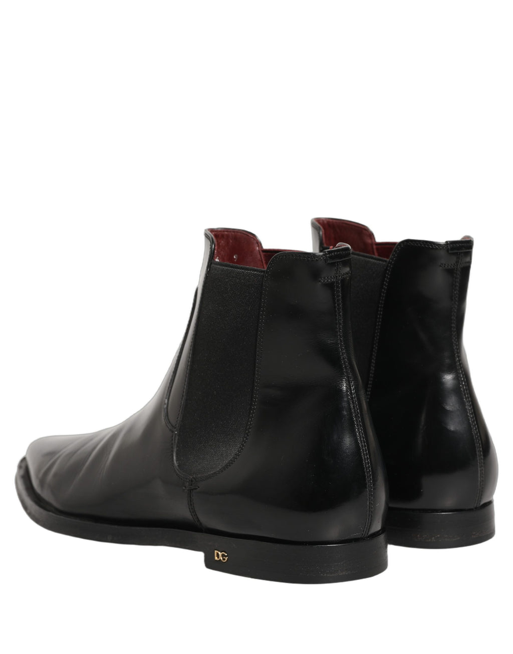 Black Chelsea Slip On Men Ankle Boots Shoes