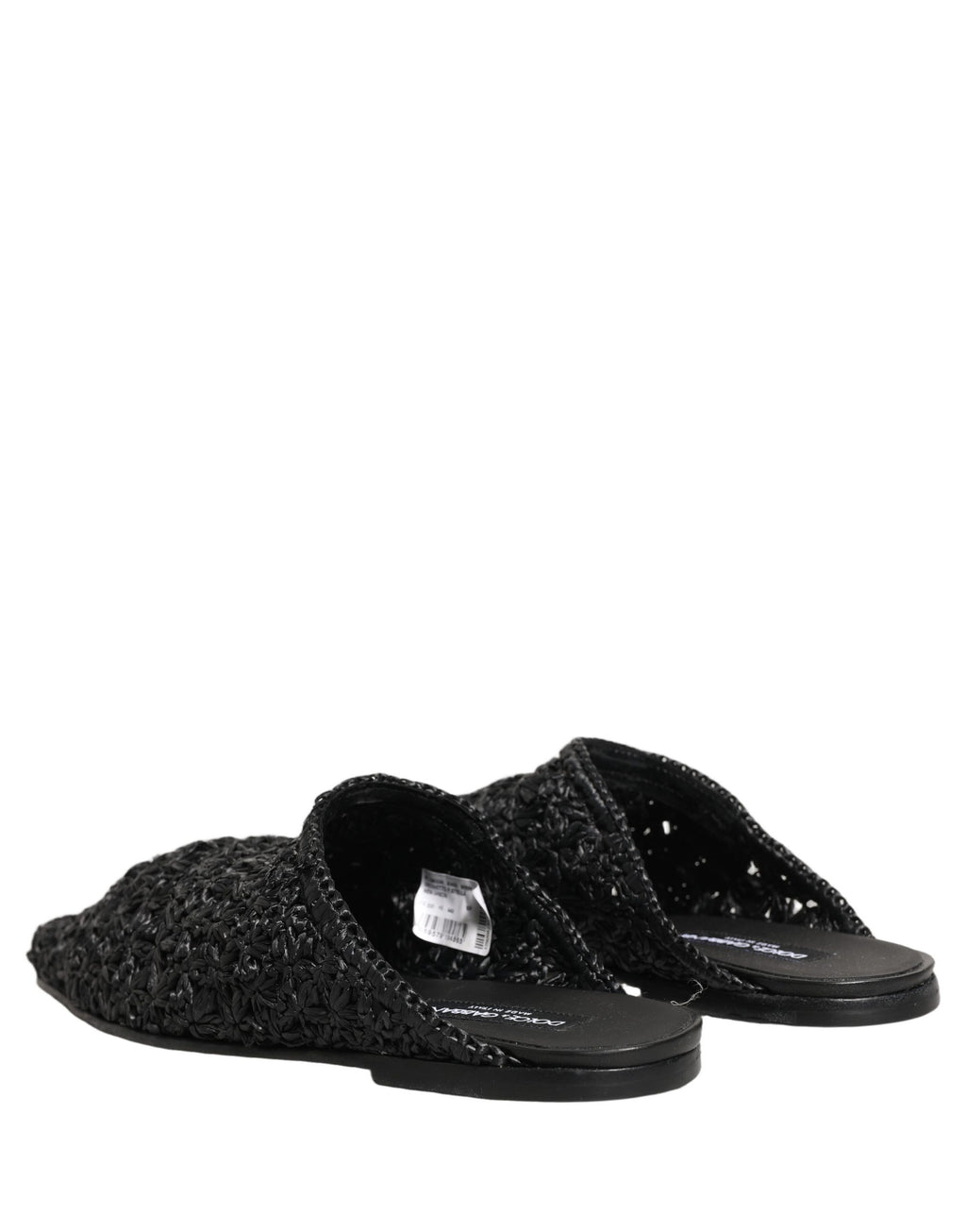 Black Mules Slides Slippers Men Flats Shoes