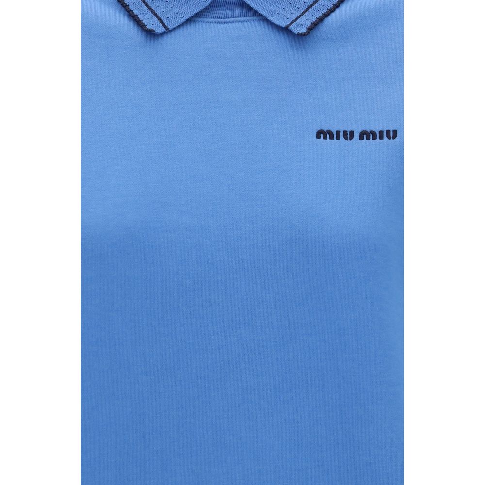 Blue Cotton Sweatshirt