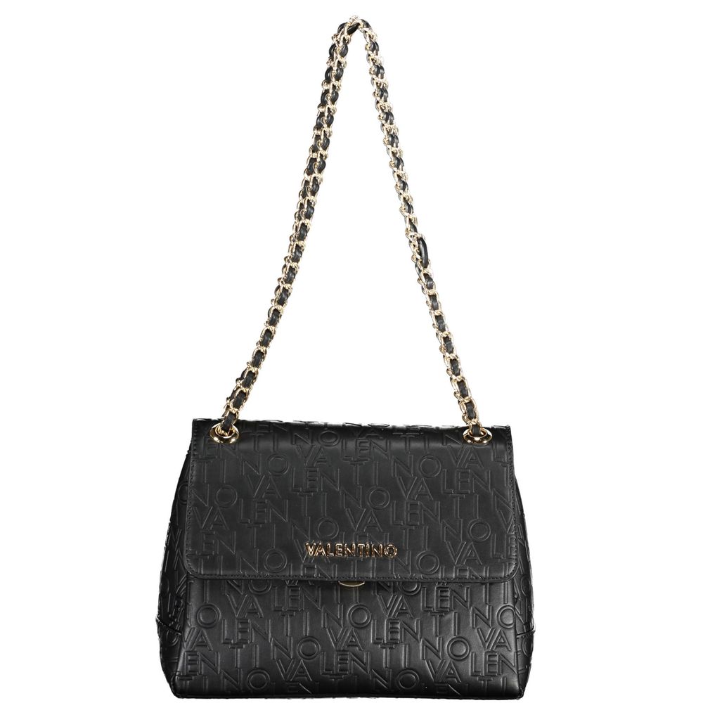 Black Polyurethane Women's Bag
