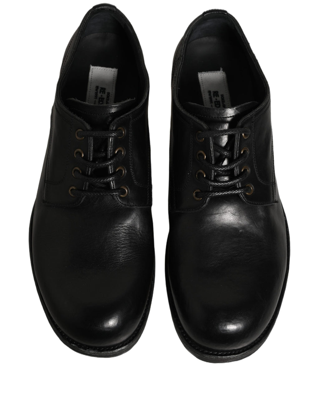 Black Leather Men Derby Dress Formal Shoes