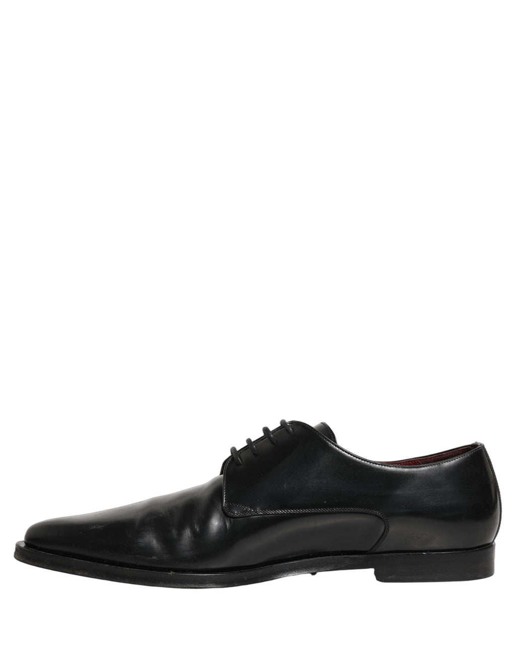 Black Leather Men Derby Dress Formal Shoes