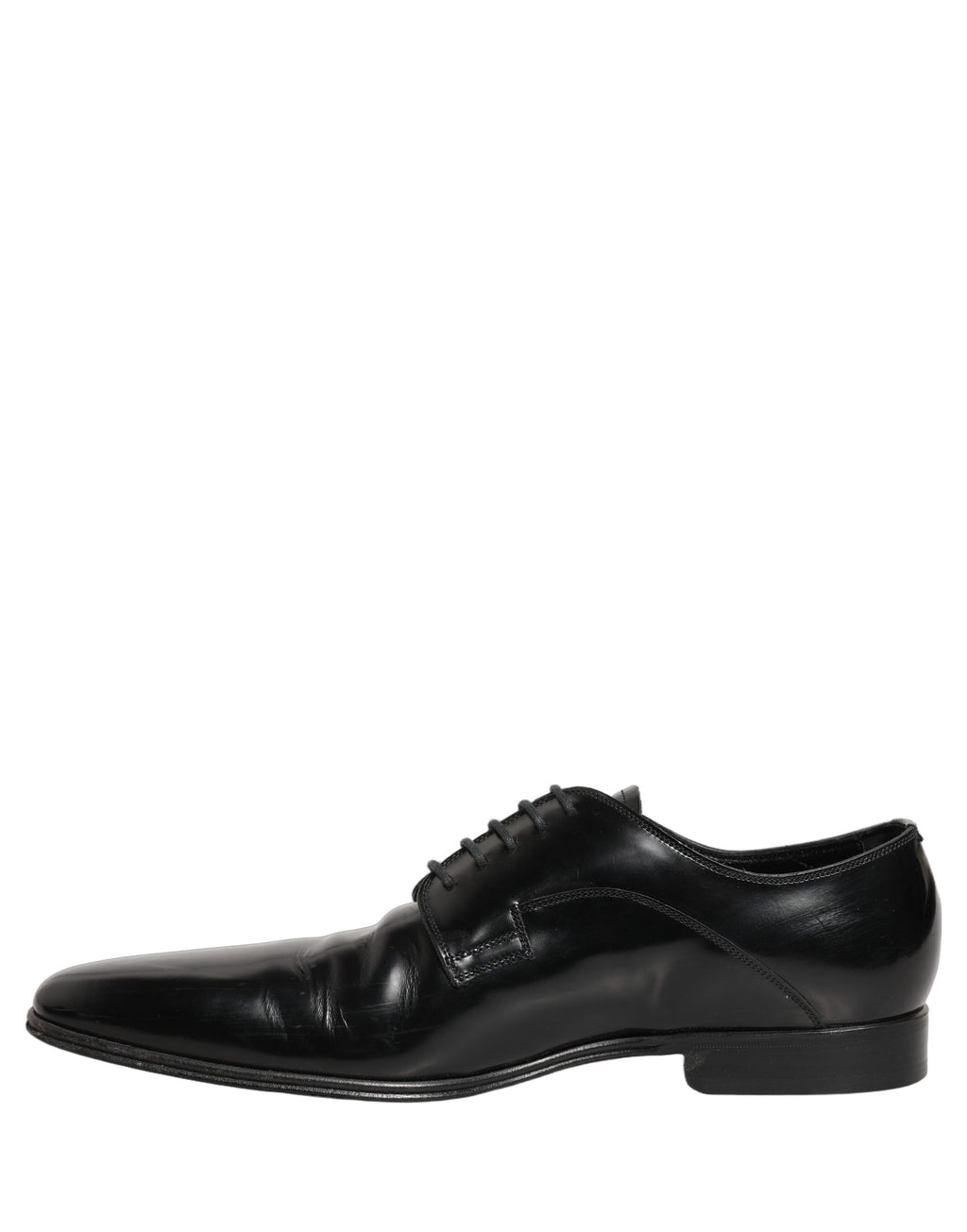 Black Leather Men Derby Dress Formal Shoes
