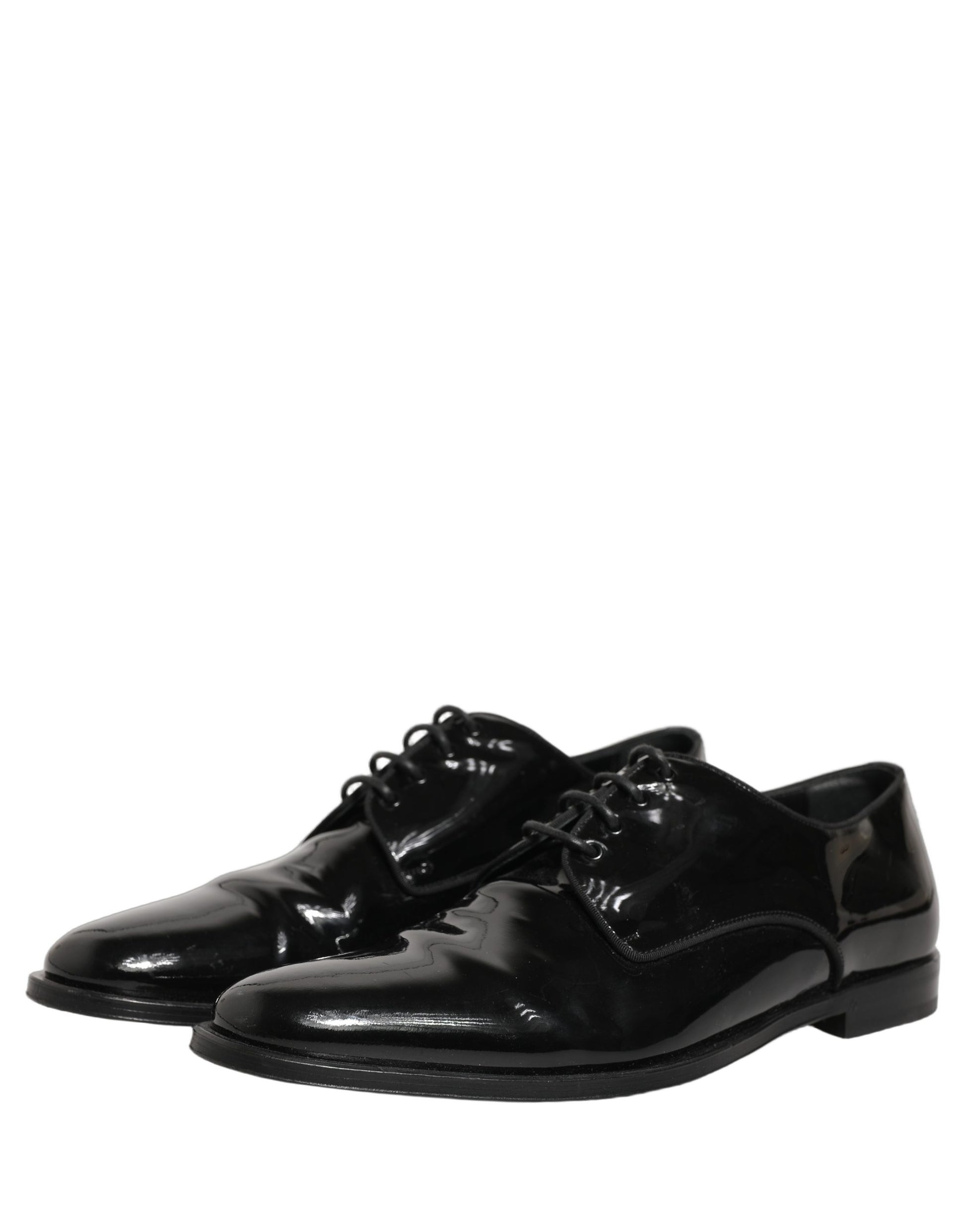 Black Leather Men Derby Dress Formal Shoes
