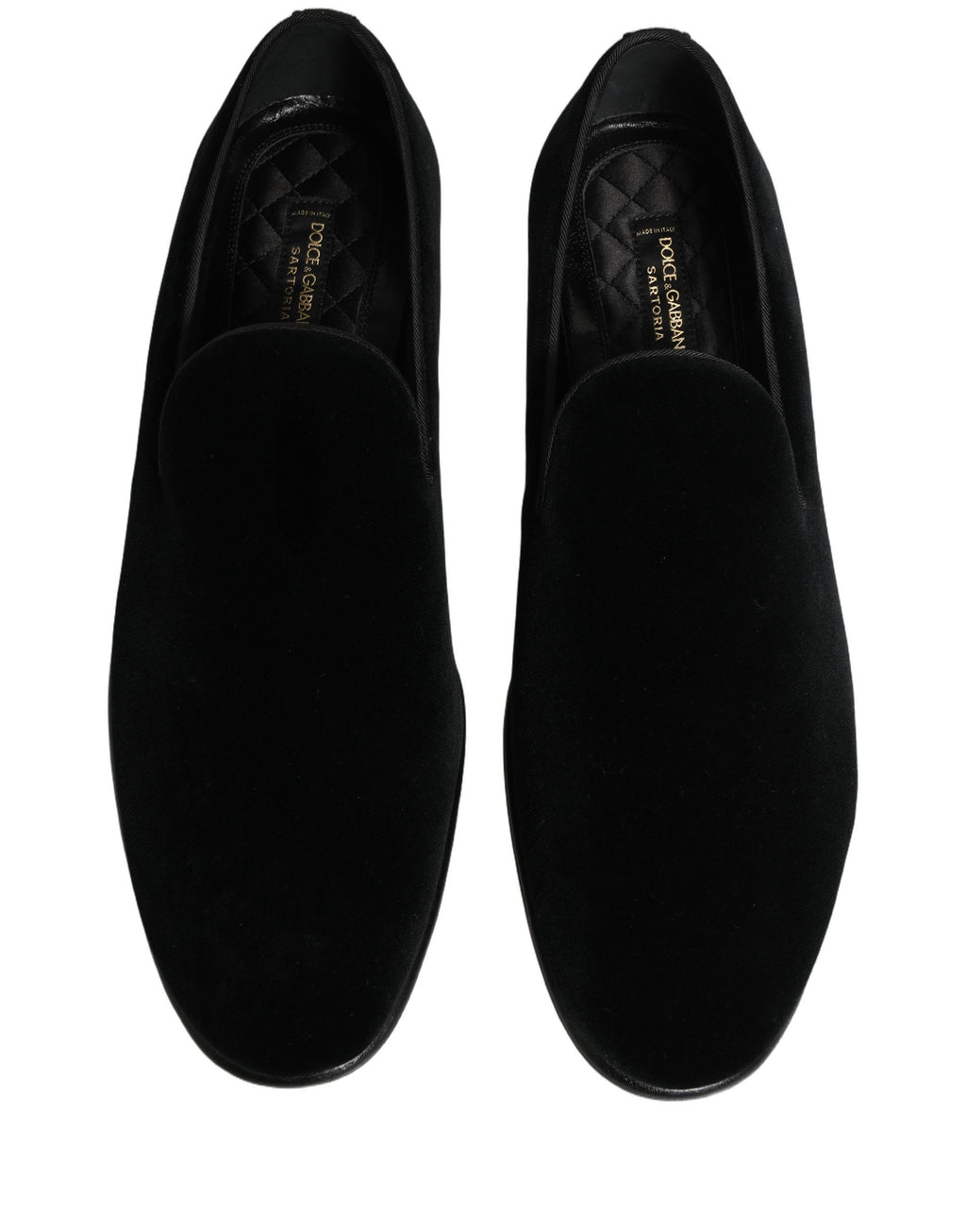 Black Velvet Loafers Formal Men Dress Shoes