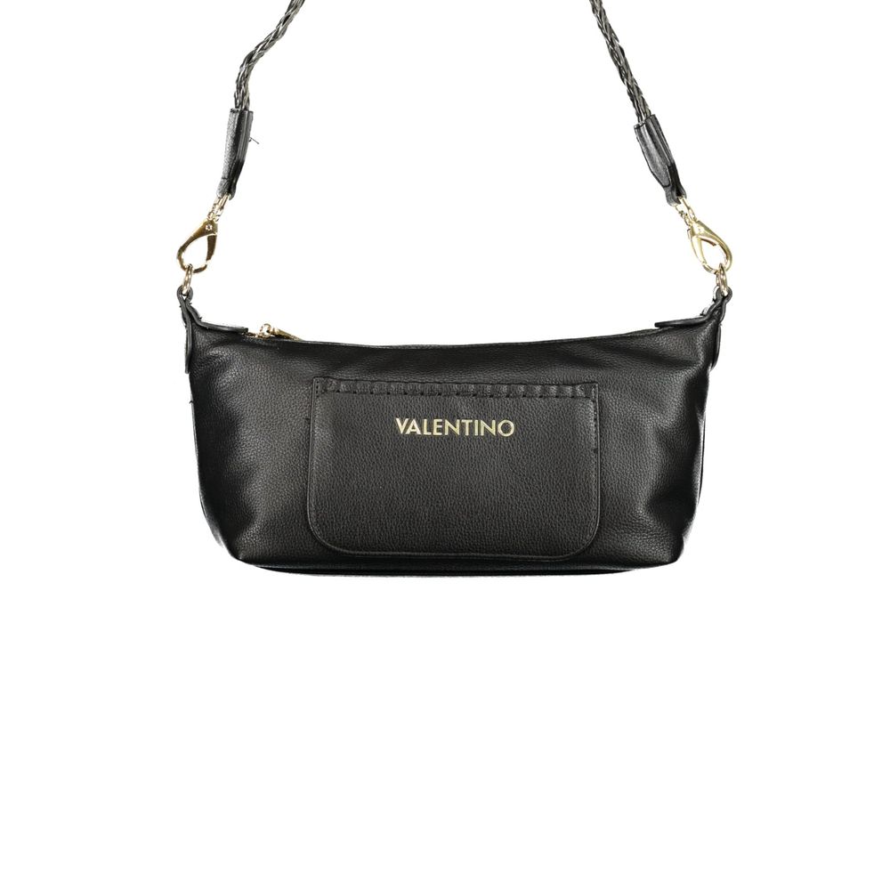 Nero Polyurethane Women's Bag with Adjustable Shoulder Strap