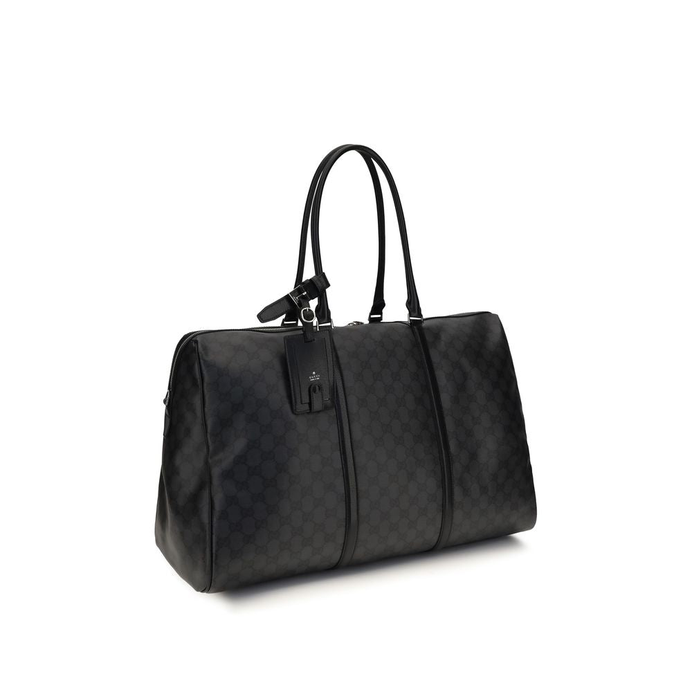 Black Cotton Shoulder Bag