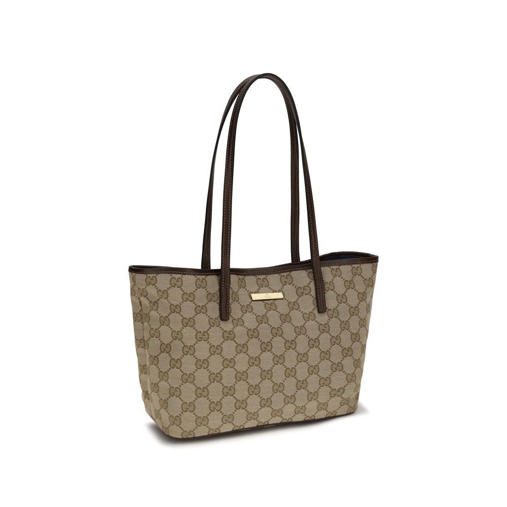 Beige Polyester Shoulder Bag