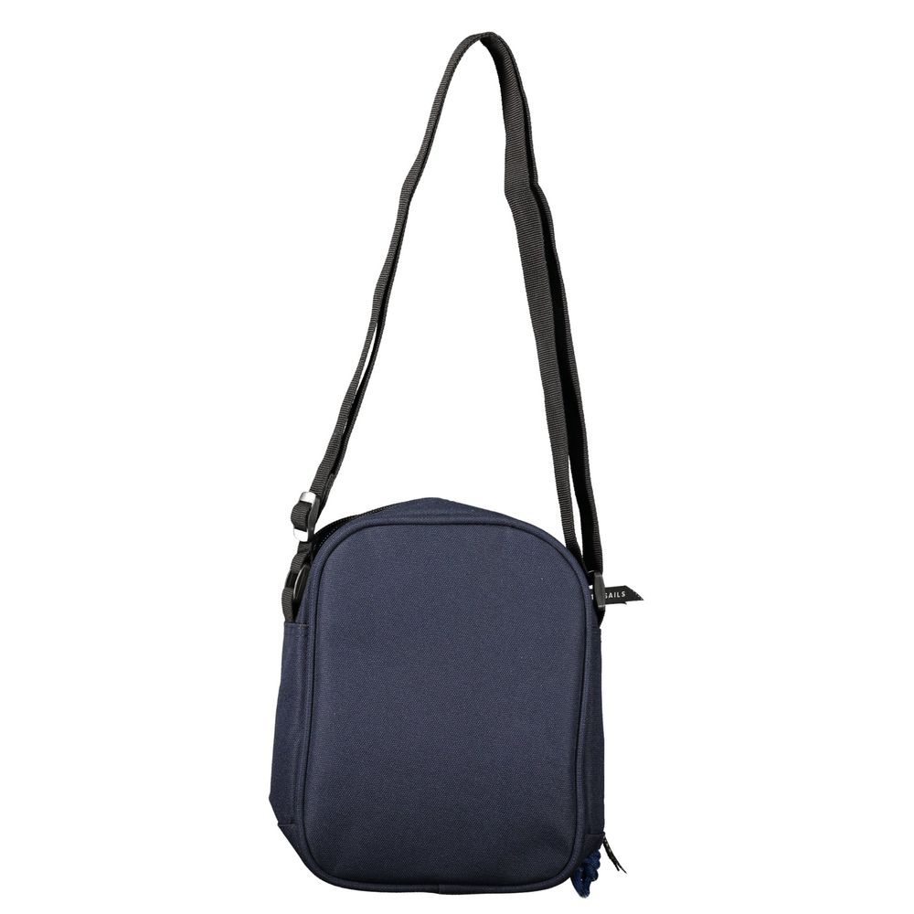 Blue Polyester Shoulder Bag