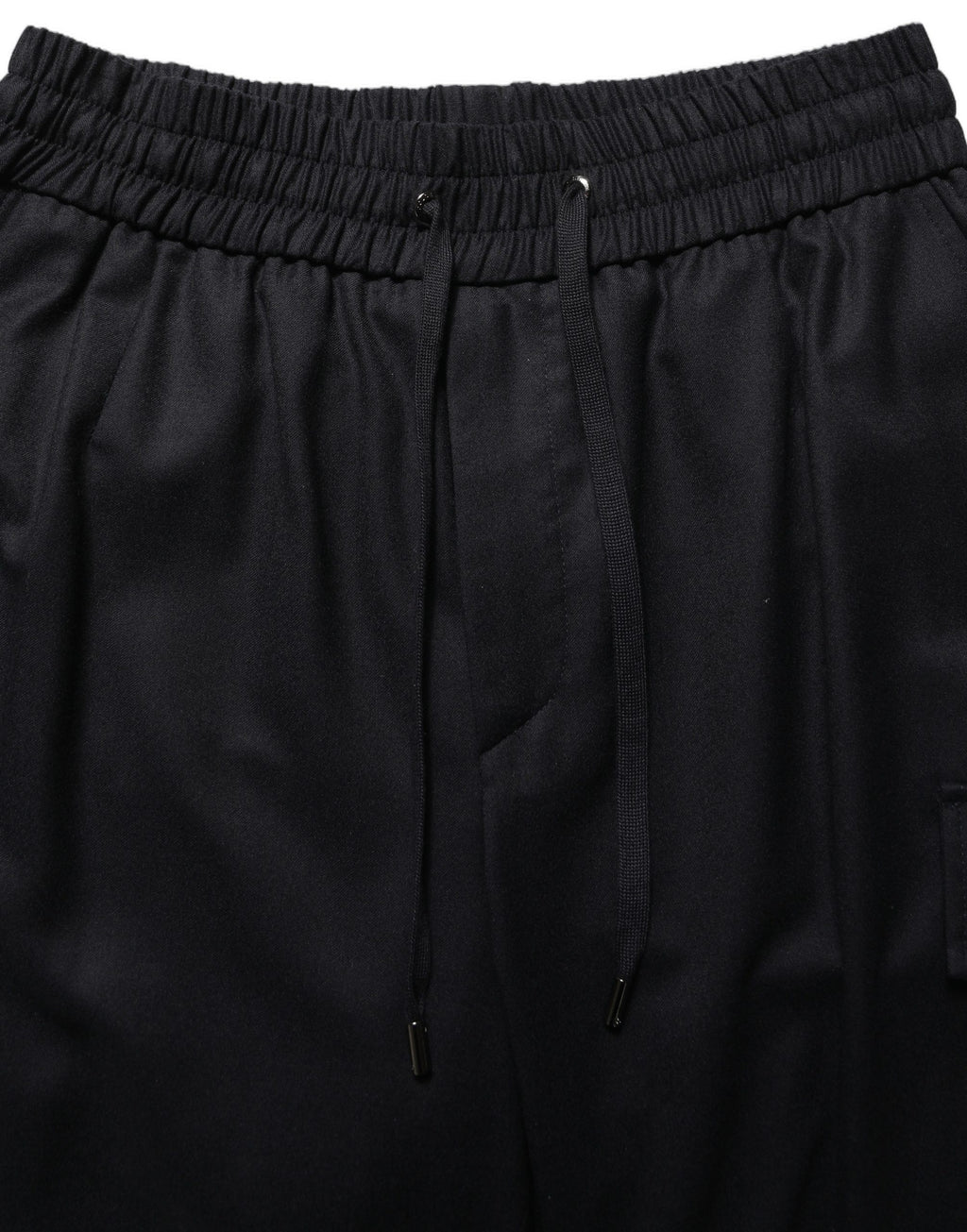 Black Mid Waist Cargo Jogger Sweatpants Pants