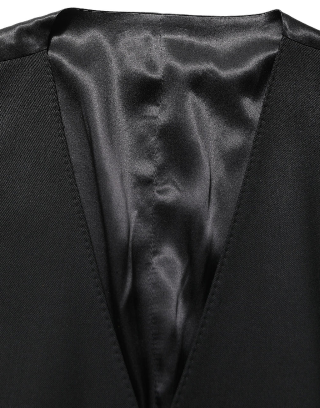 Black Wool Slim Fit Formal 3 Piece Men Suit