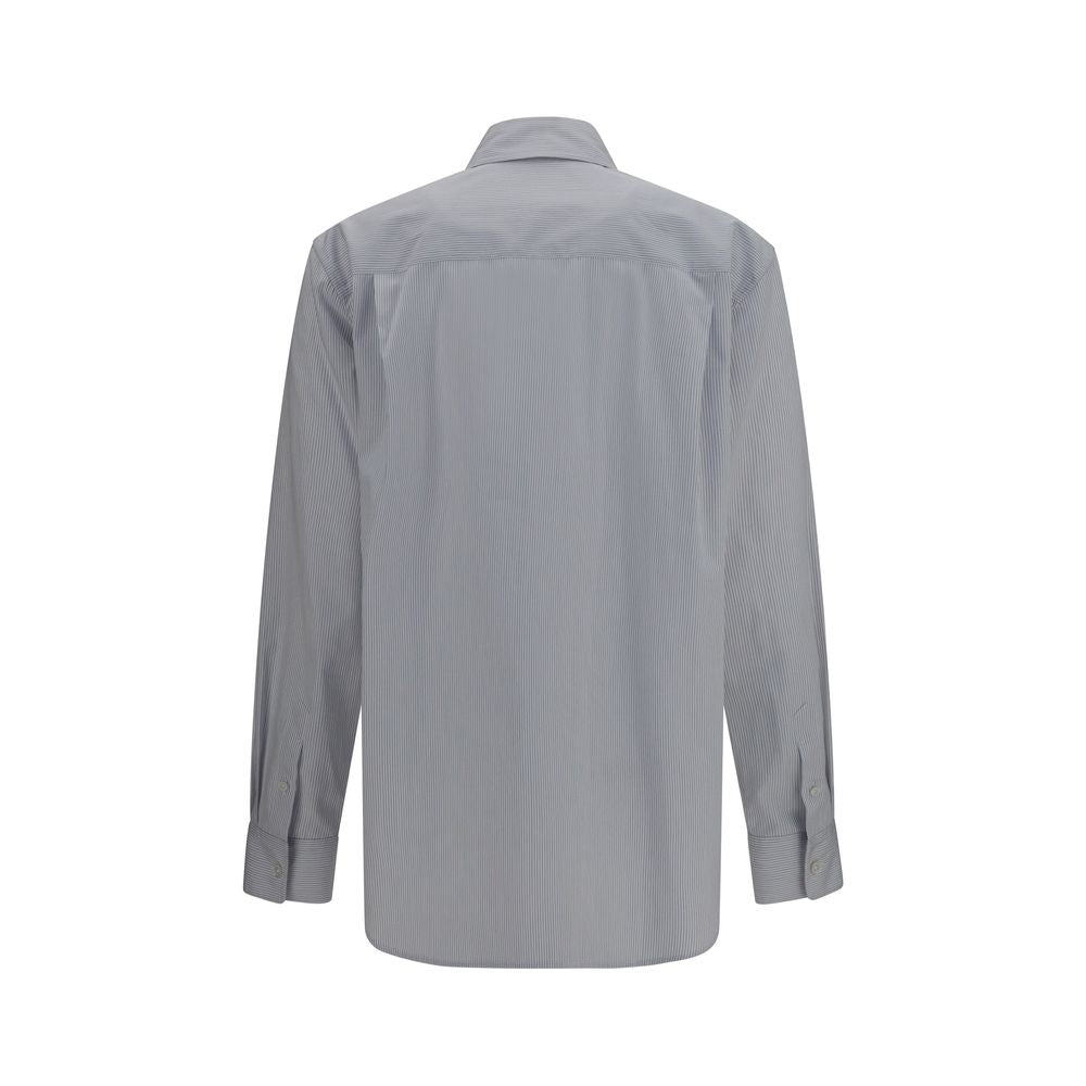 Blue Cotton Dress Shirt
