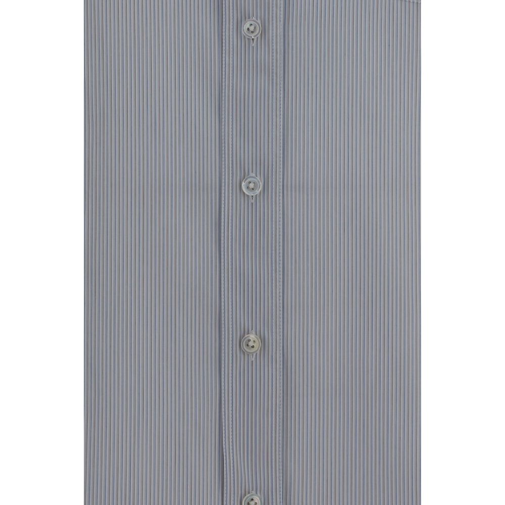 Blue Cotton Dress Shirt