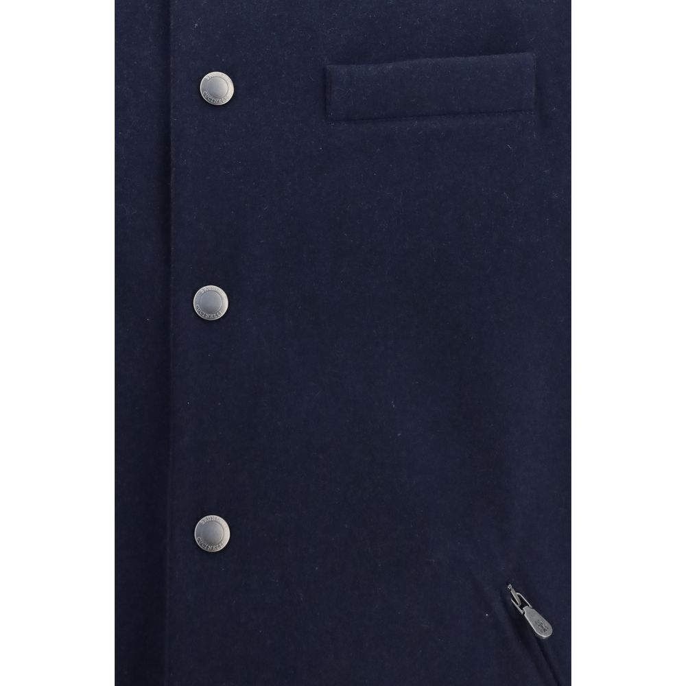 Blue Wool Oves Aries Sleeveless Jacket