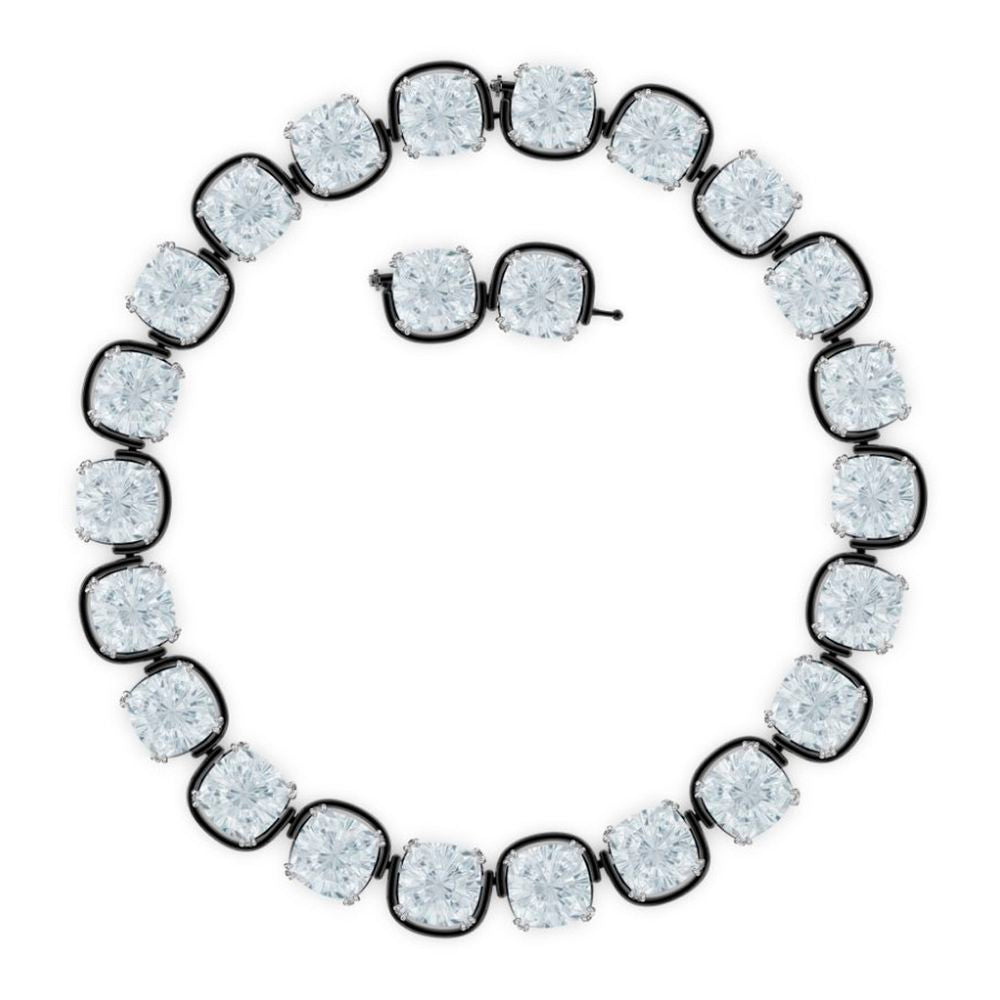 Gray Glass Necklace