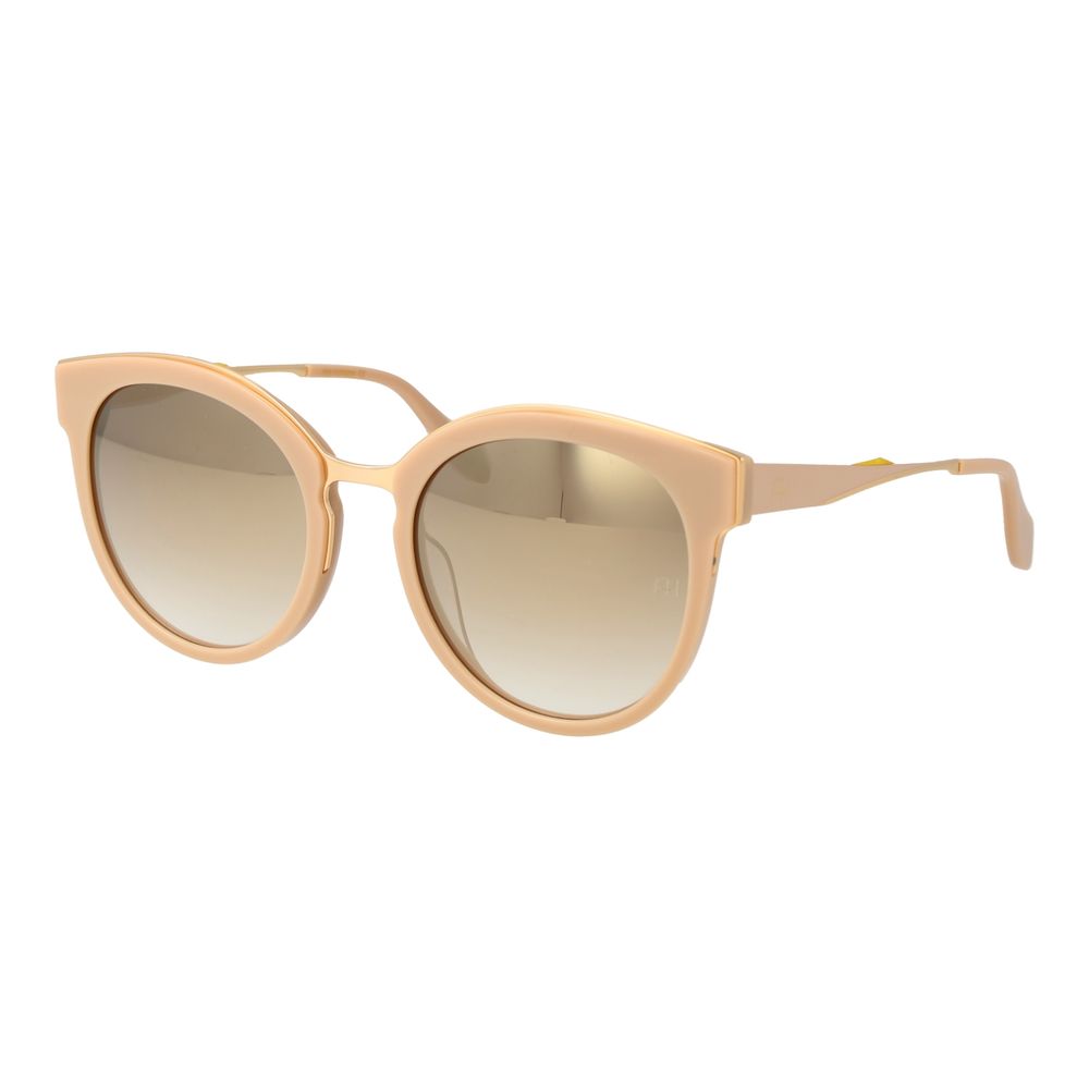 Beige Acetate Sunglasses