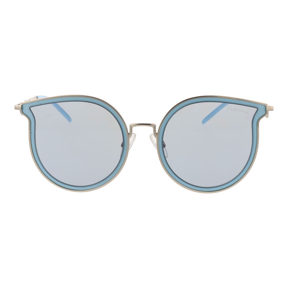 Blue Metal Sunglasses