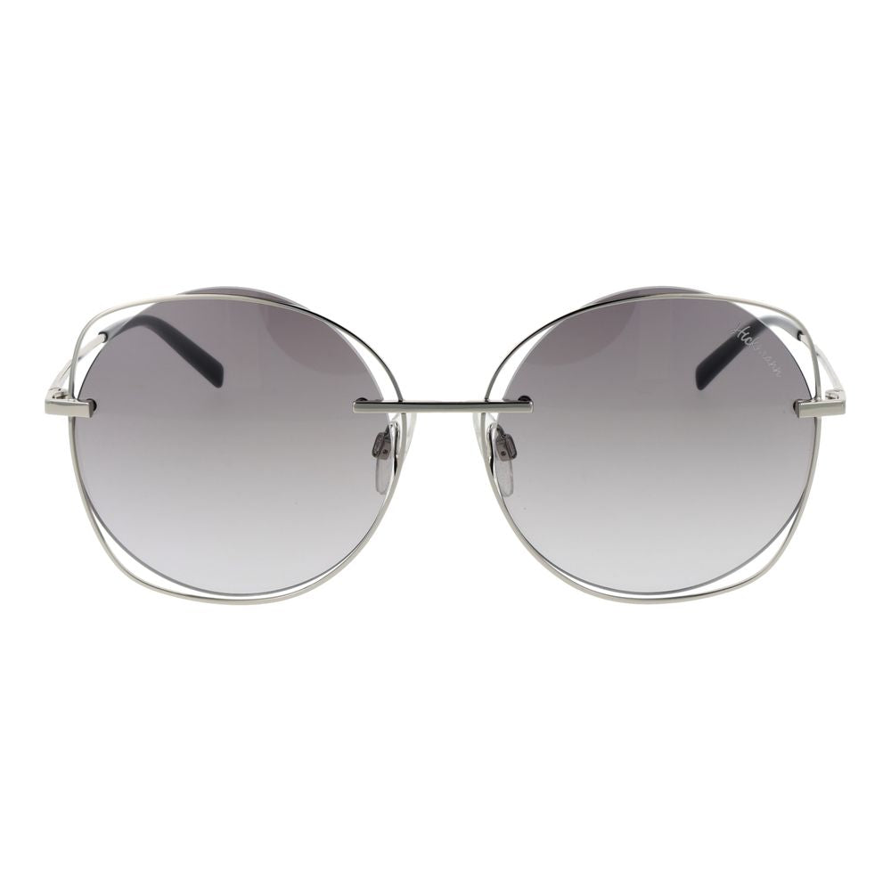 Gray Metal Sunglasses