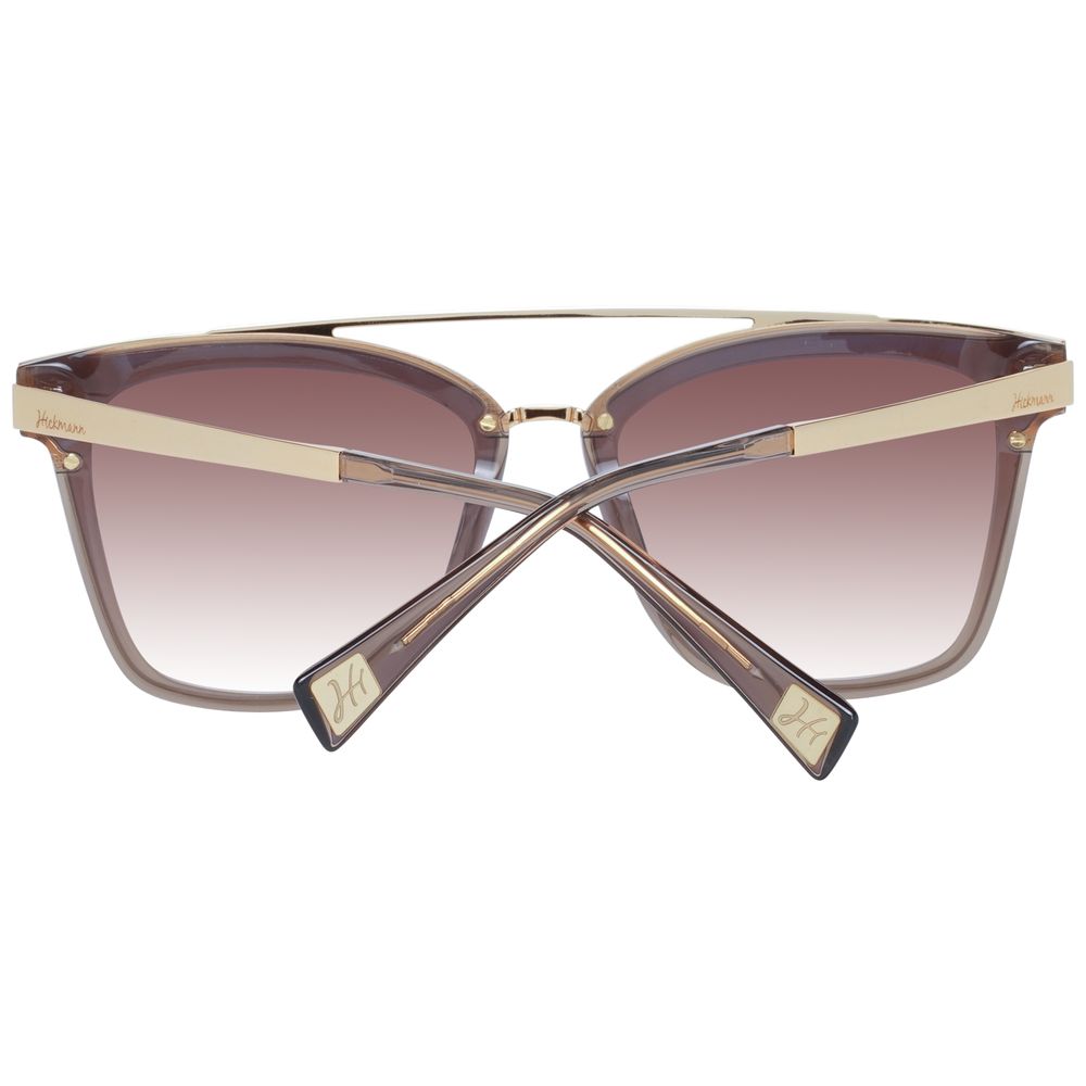 Brown Metal Sunglasses