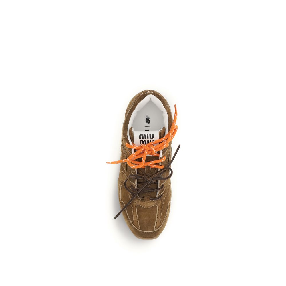 Brown Calf Leather Bos Taurus Athletic Sneakers