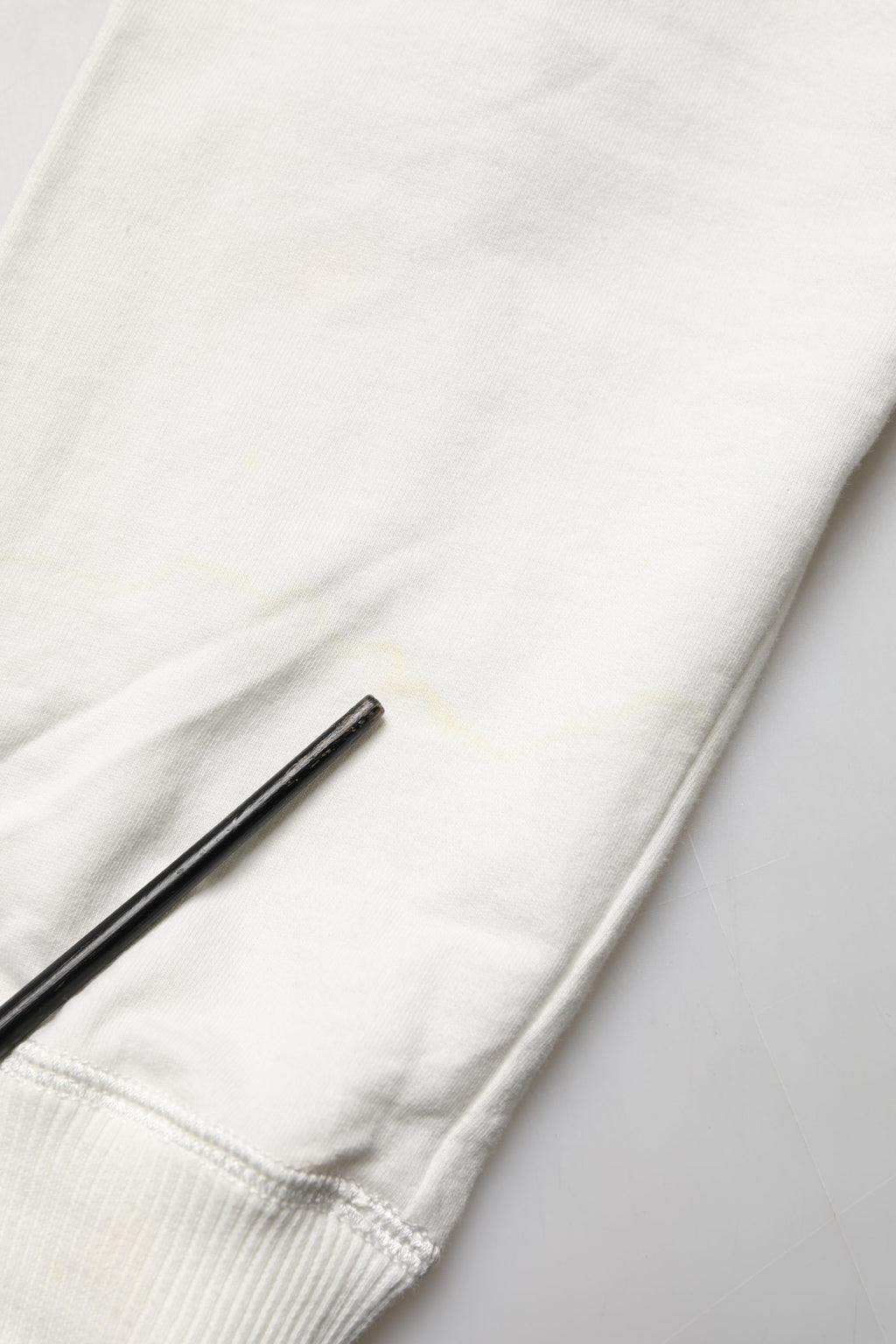 White Cotton Hooded Sweatshirt Sweater