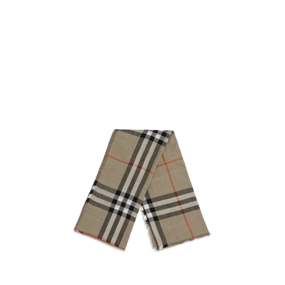 Beige Wool Scarf