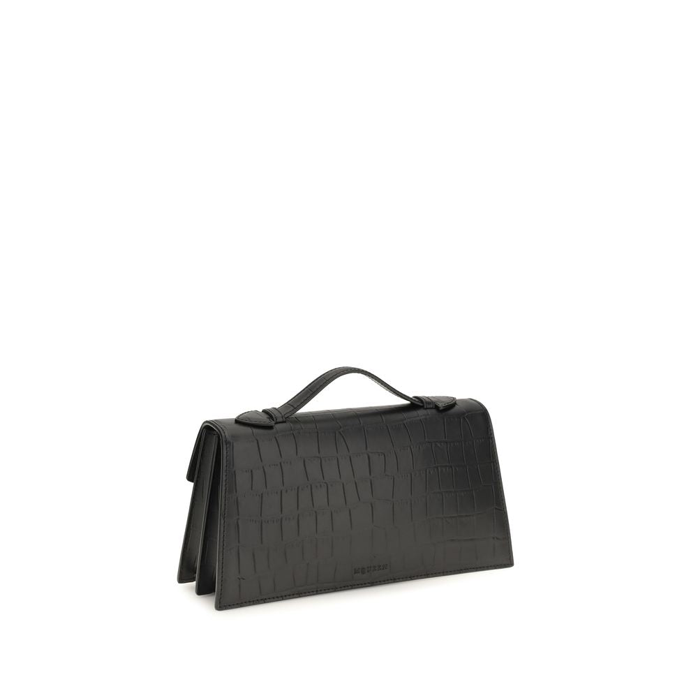 Black Calf Leather Bos Taurus Shoulder Bag
