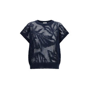 Blue Linen T-Shirt