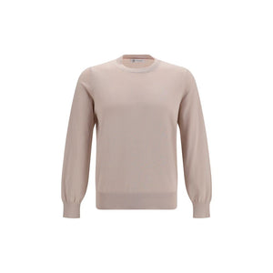 Beige Cotton Sweatshirt