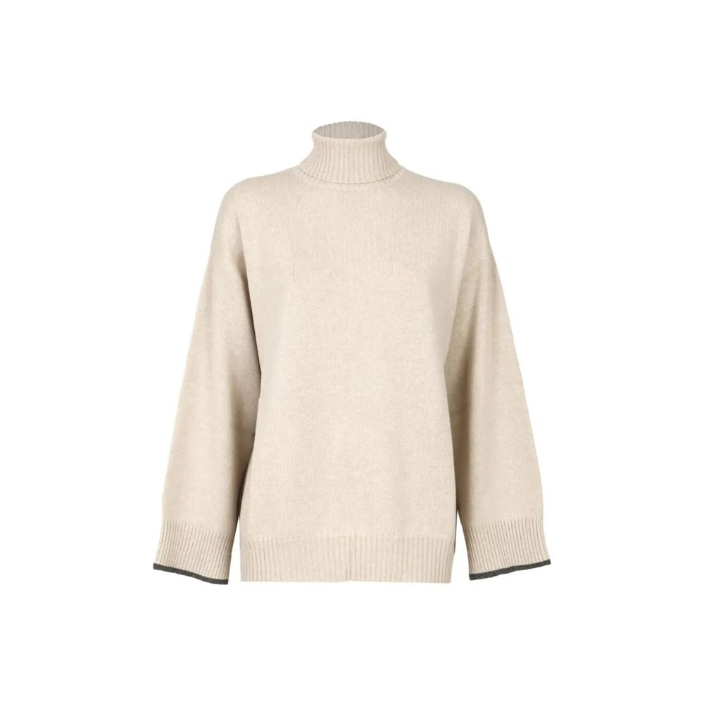 Beige Cashmere Sweater