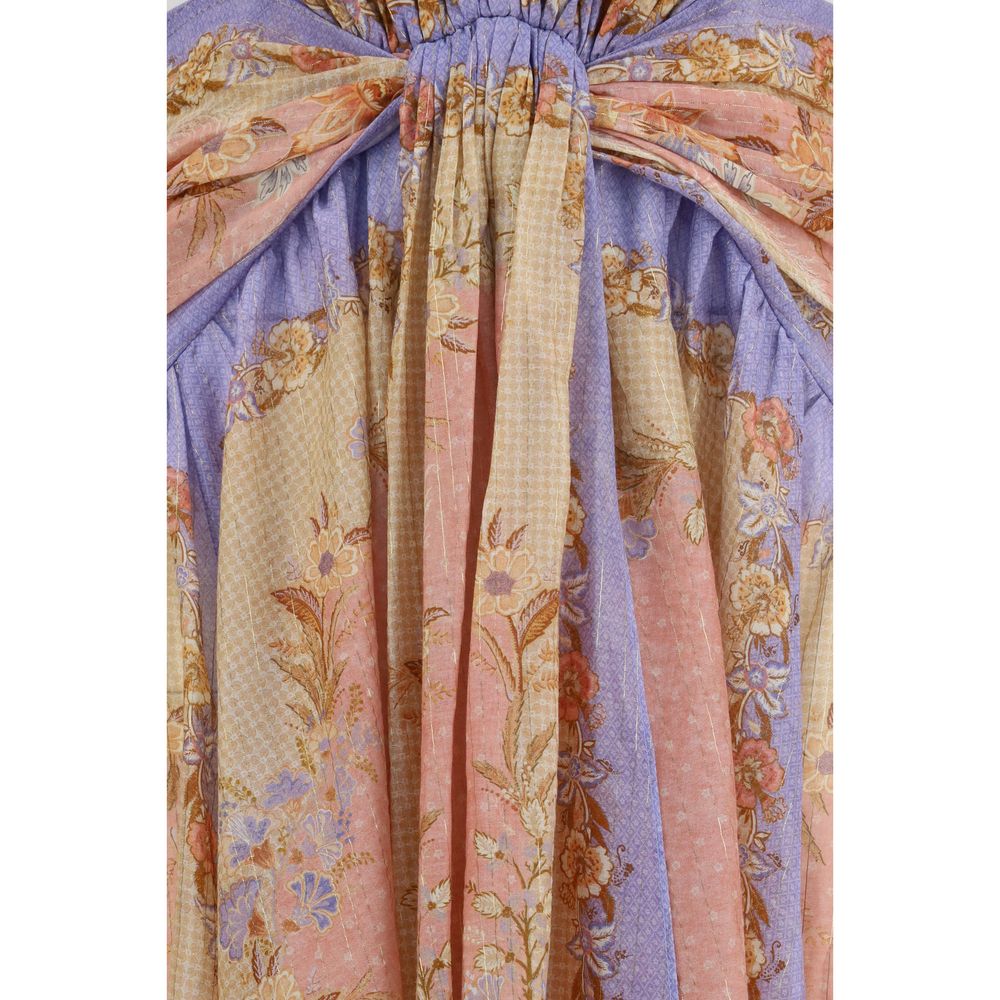 Multicolor Cotton Casual Dress