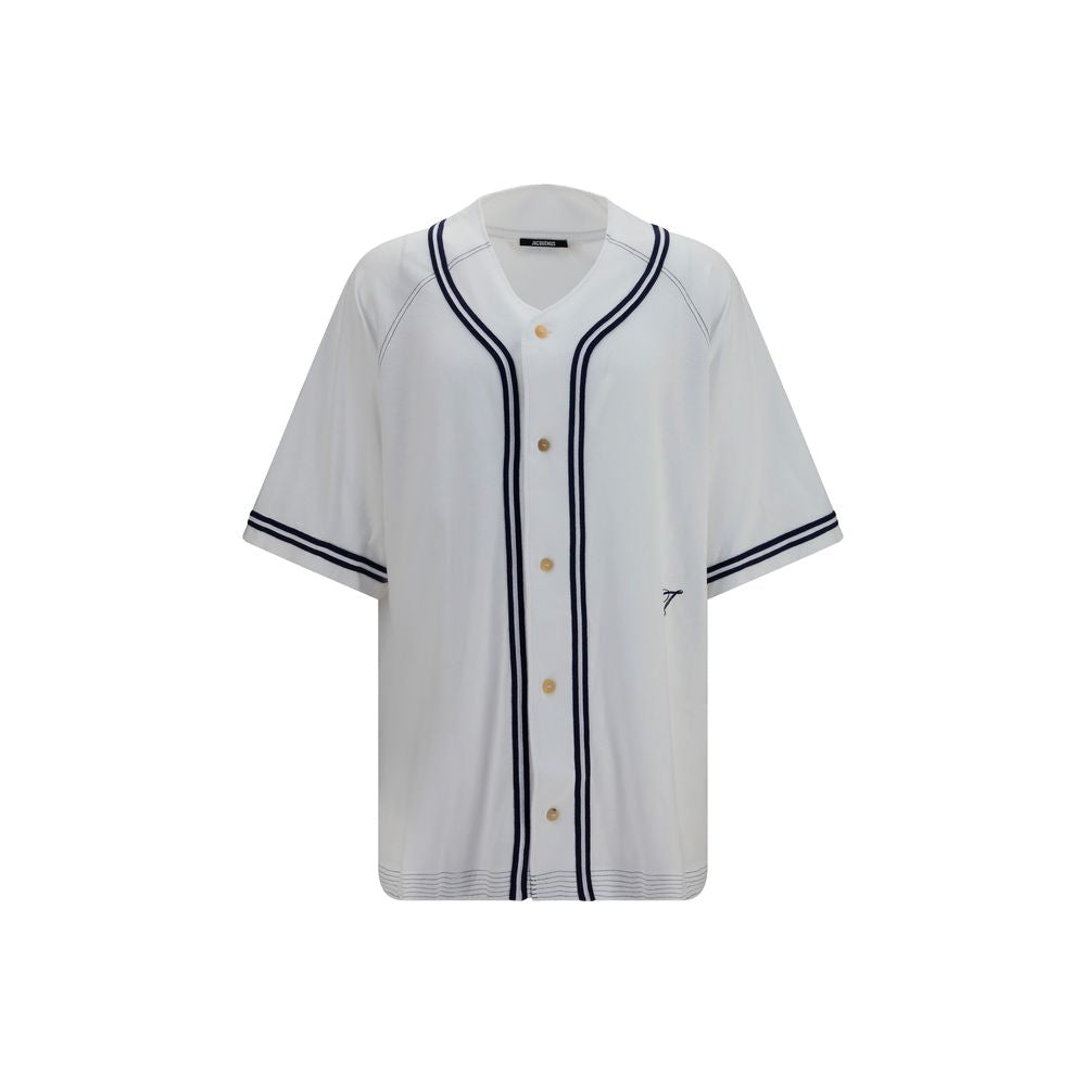 White Cotton Pattern Shirt