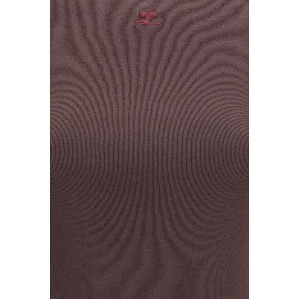 Brown Cotton T-Shirt