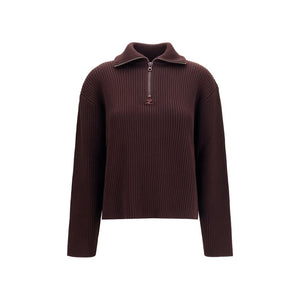 Brown Wool Oves Aries Sweatshirt