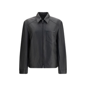 Black Lamb Ovis Aries Aries Leather Jacket
