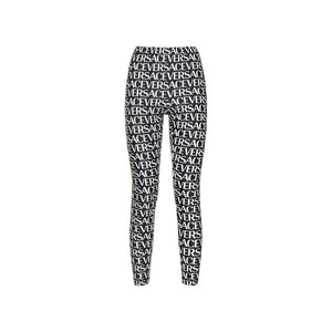 Black Elastane Leggings