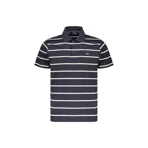 Blue Cotton Polo Shirt