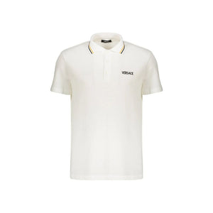 White Cotton Polo Shirt