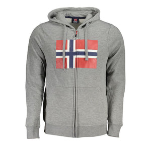 Gray Cotton Men's Sweatshirt